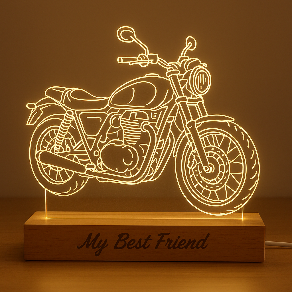 lámpara-metacrilato Imagen lámpara metacrilato moto